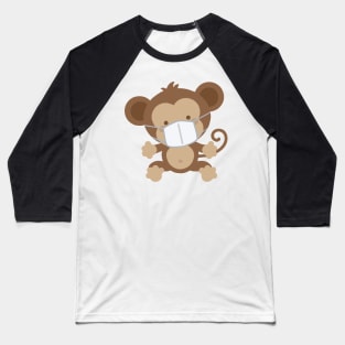 Monkey Mask Baseball T-Shirt